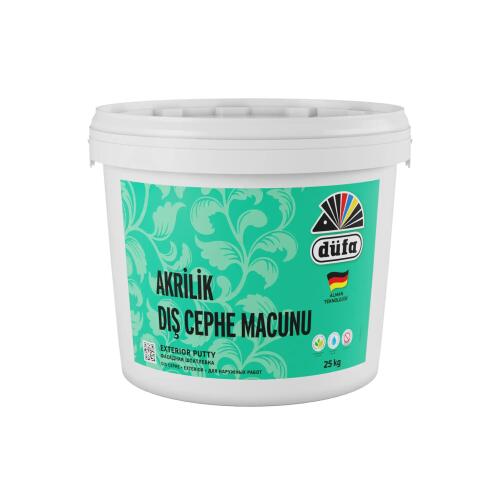 Düfa Akrilik Dış Cephe Macun 25 l Beyaz - 2