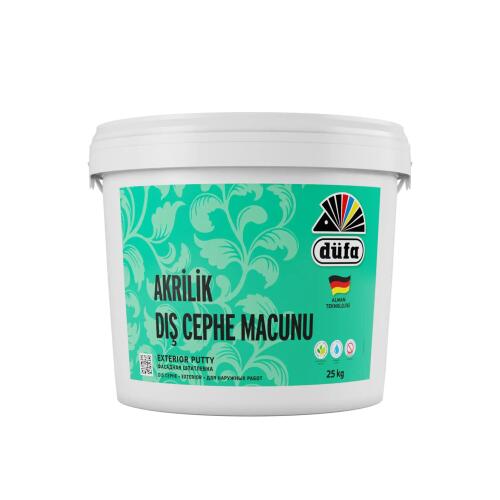 Düfa Akrilik Dış Cephe Macun 25 l Beyaz - 1