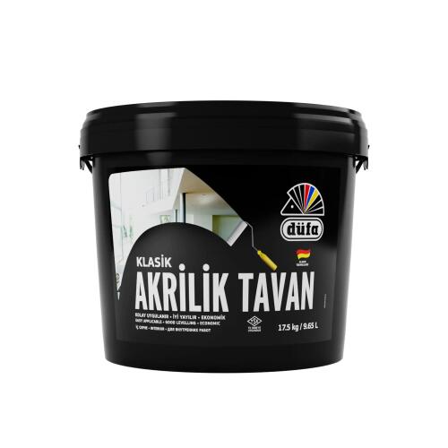 Düfa Akrilik Tavan Boyası Beyaz 17.5 kg - DÜFA