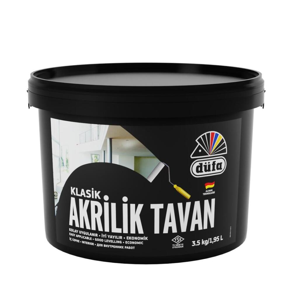 Düfa Akrilik Tavan Boyası Beyaz 3.5 kg - 1