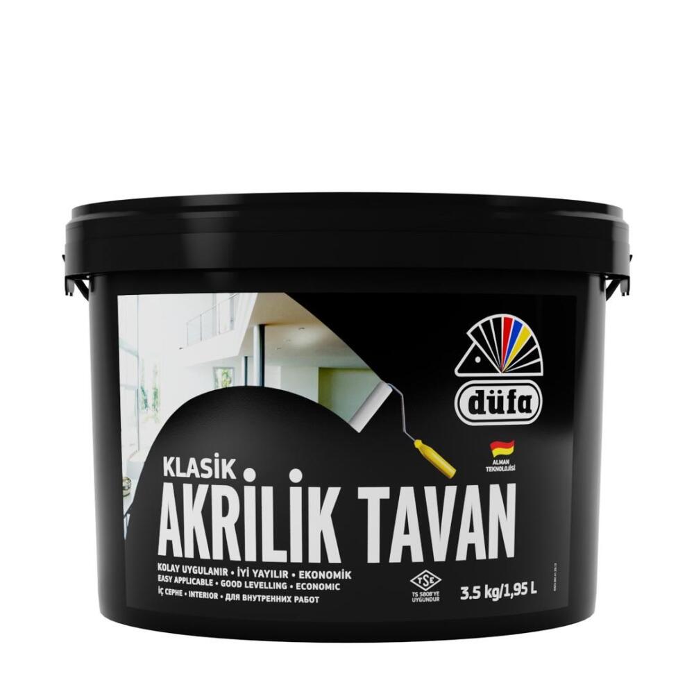 Düfa Akrilik Tavan Boyası Beyaz 3.5 kg - 2