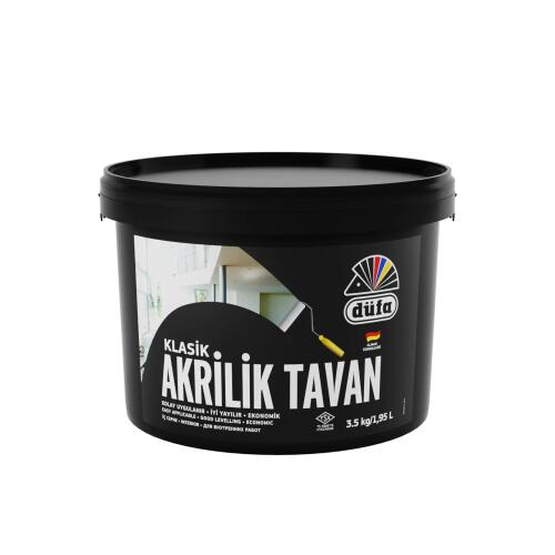 Düfa Akrilik Tavan Boyası Beyaz 3.5 kg - 2