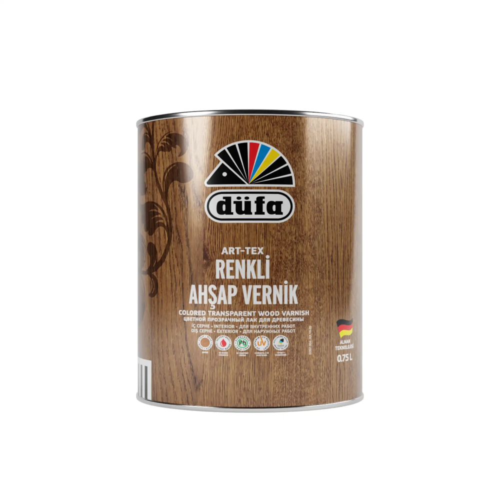 Düfa ART-TEX Renkli Ahşap Verniği 2917 Çam 0.75 l - 1