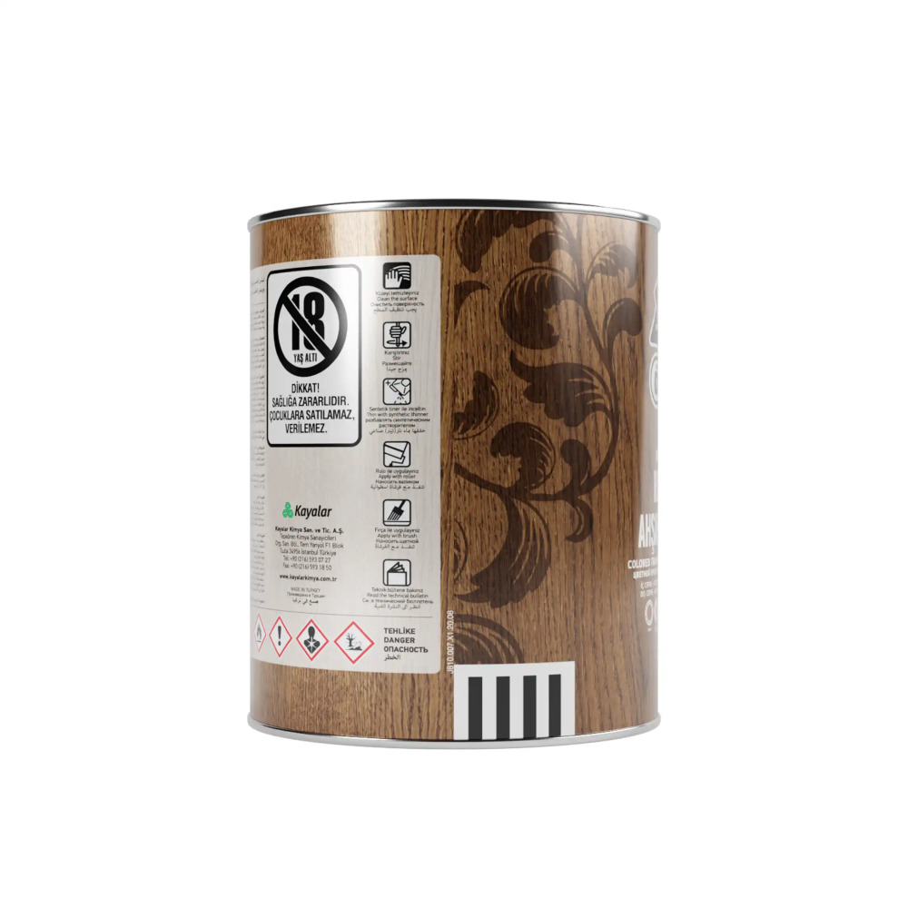 Düfa ART-TEX Renkli Ahşap Verniği 2917 Çam 0.75 l - 4