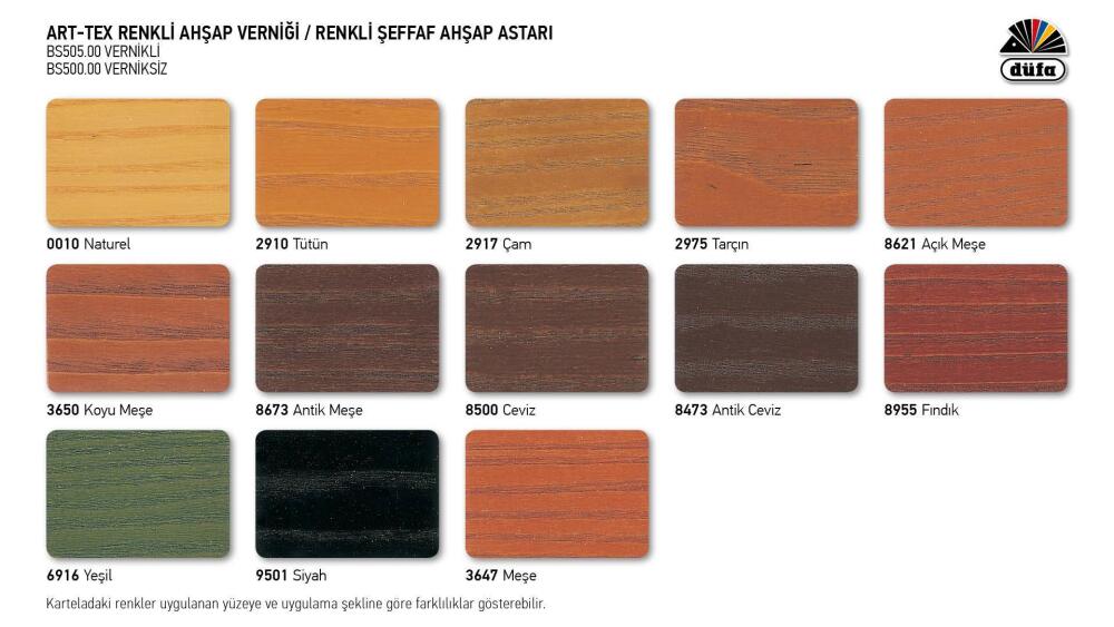 Düfa ART-TEX Renkli Ahşap Verniği 3650 Koyu Meşe 0.75 l - 5