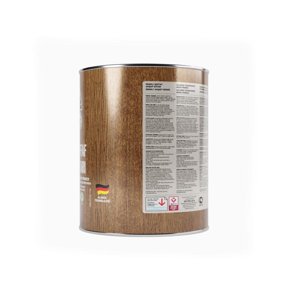Düfa ART-TEX Renkli Şeffaf Ahşap Astar 9501 Siyah 0.75 l - 4