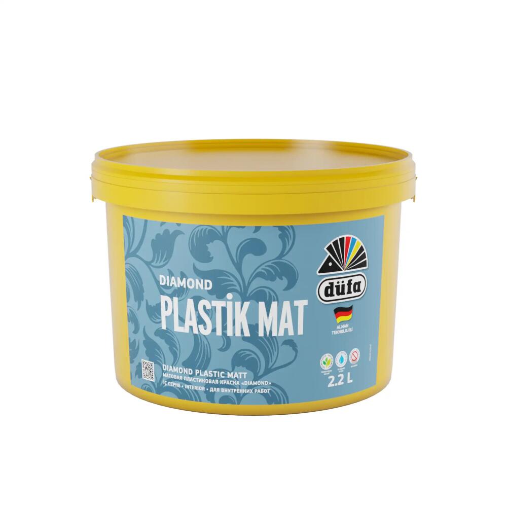 Düfa Diamond Plastik İç Cephe Duvar Boyası Mat Beyaz 2.2 l - 2