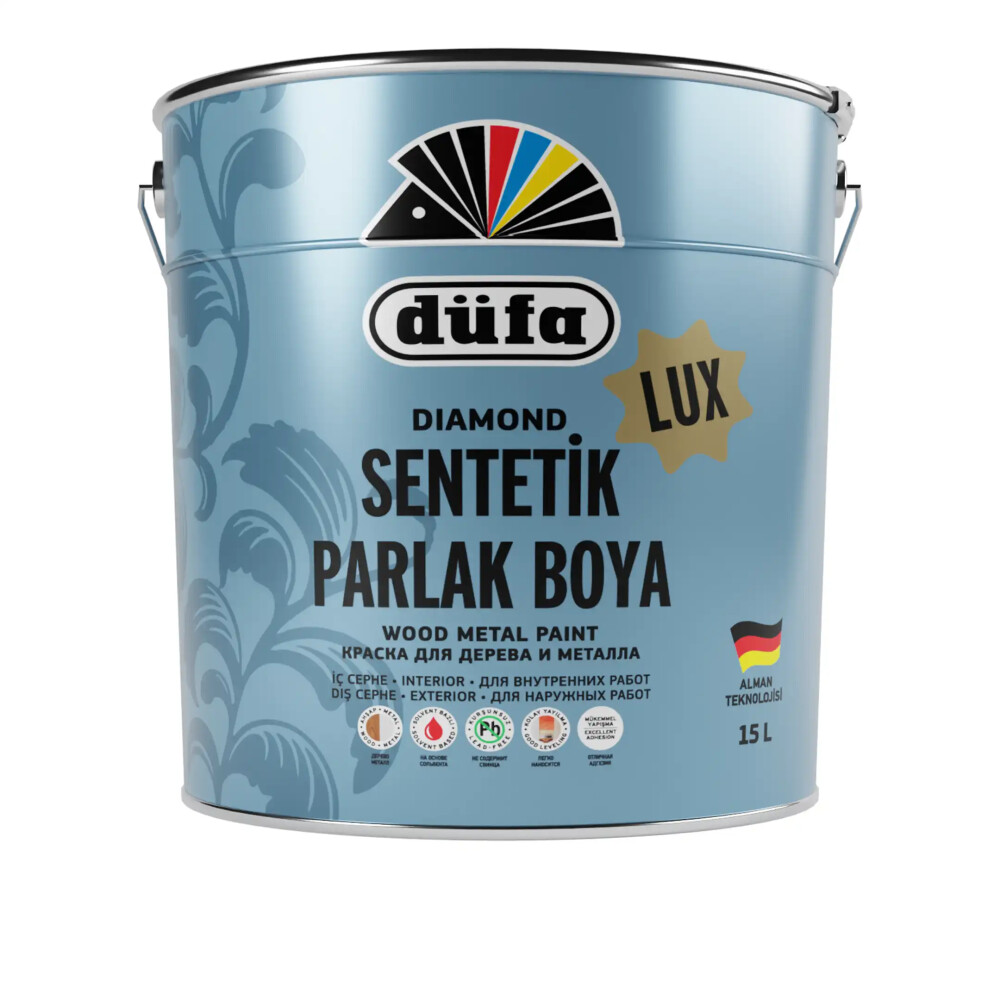 Düfa Diamond Sentetik Parlak Boya Beyaz 15 l - DÜFA