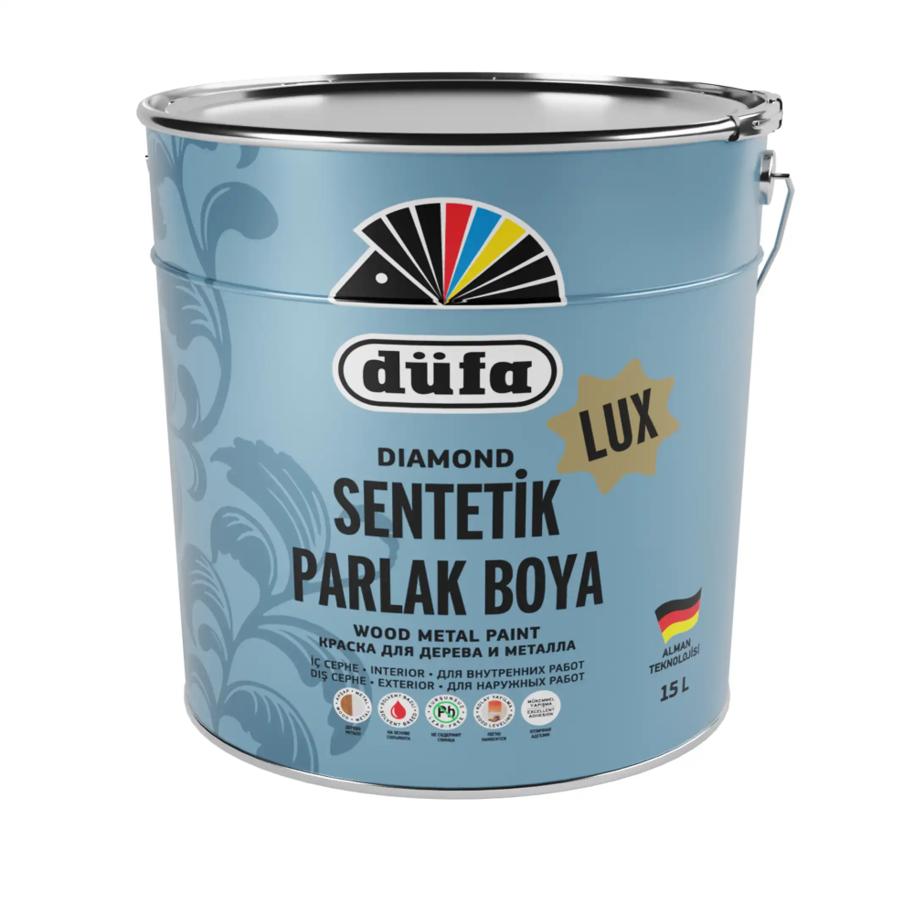 Düfa Diamond Sentetik Parlak Boya Beyaz 15 l - 2