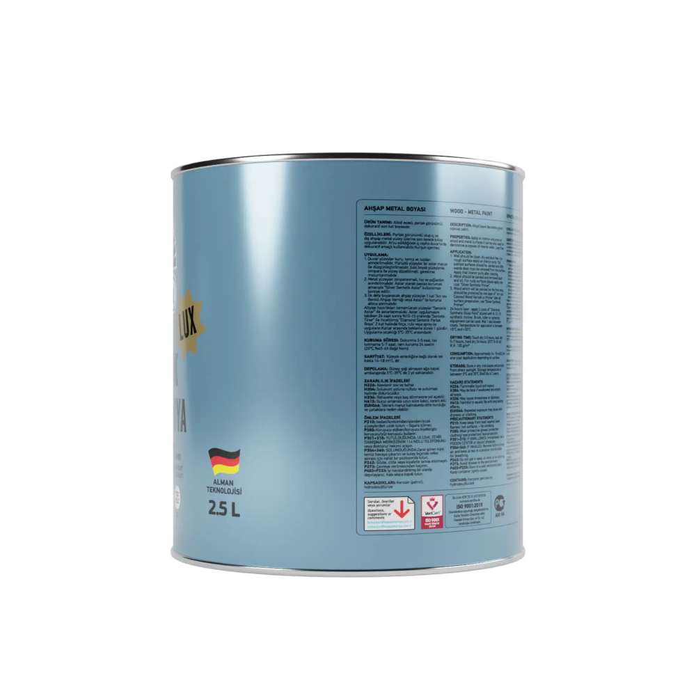 Düfa Diamond Sentetik Parlak SonKat Boya Beyaz 2.5 l - 3