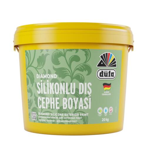 Düfa Diamond Silikonlu Dış Cephe Boyası Beyaz 20 kg - 2