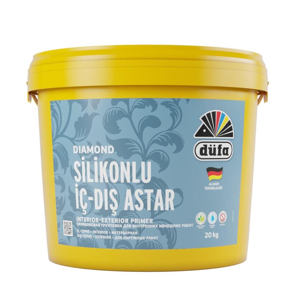 Düfa Diamond Silikonlu İç Cephe ve Dış Cephe Astar Beyaz 20 kg - 2