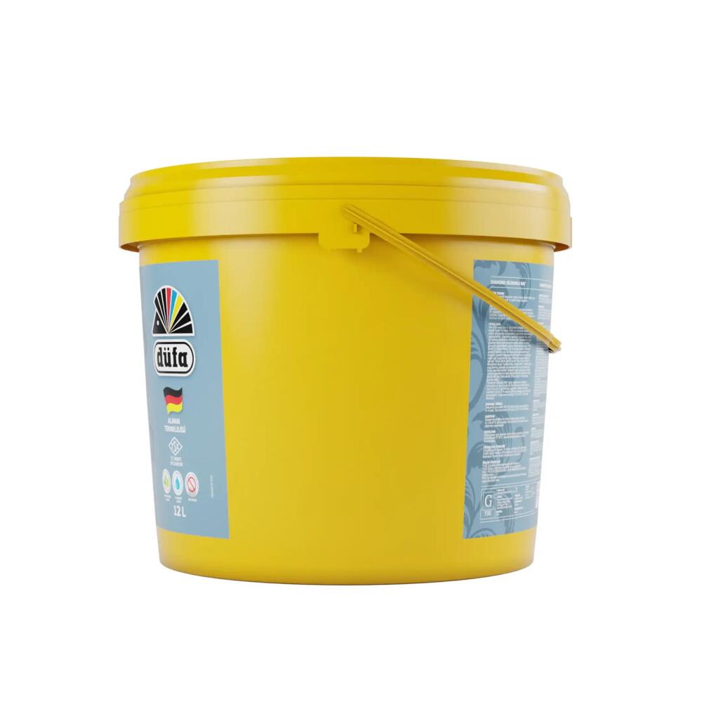 Düfa Diamond Silikonlu Mat İç Cephe Duvar Boyası Beyaz 12 l - 3