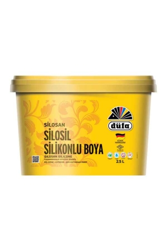 Düfa Dış Cephe Duvar Boyası Silosil Silikonlu 2.5 Lt - DÜFA