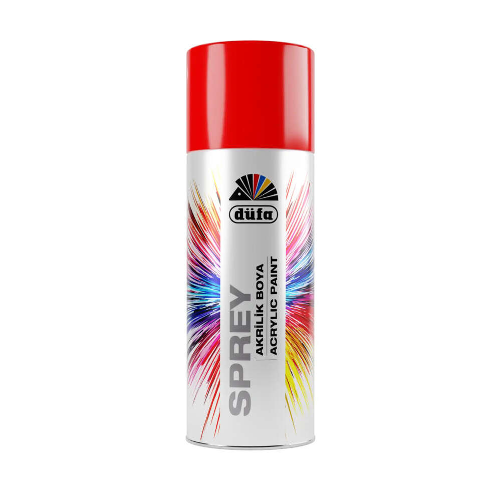 Düfa Floresan Sprey Boya 0521 Floresan Koyu Kırmızı 400 ml - DÜFA