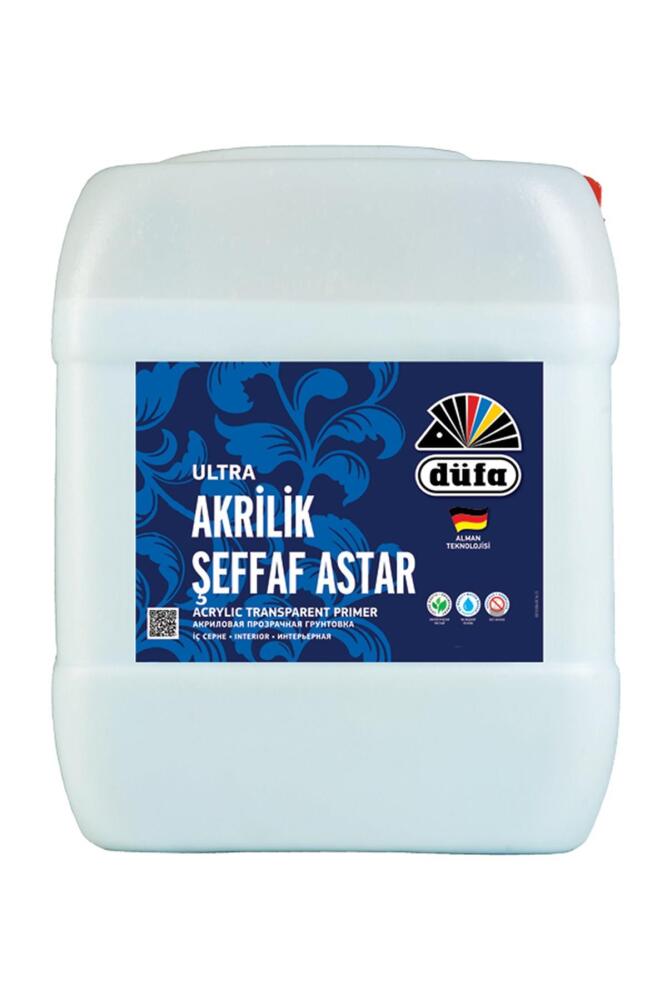Düfa İç Cephe Akrilik Şeffaf Astar 20 l Bidon - 1