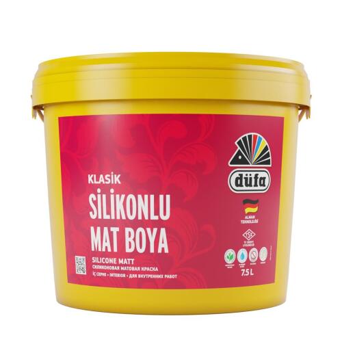 Düfa Klasik Silikonlu Mat İç Cephe Duvar Boyası 8431 Melek Kanadı 7.50 l - 1