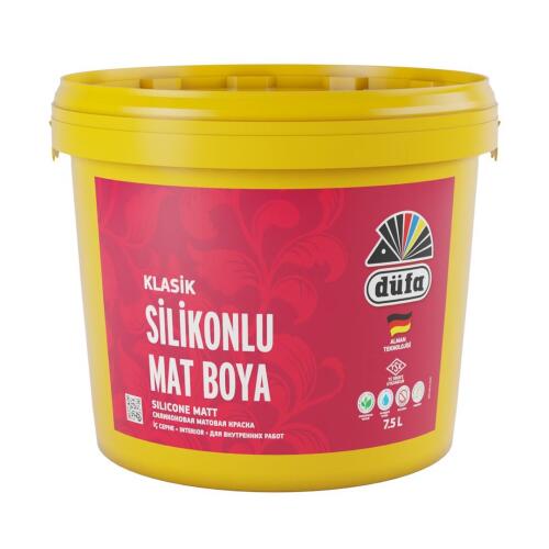 Düfa Klasik Silikonlu Mat İç Cephe Duvar Boyası 8431 Melek Kanadı 7.50 l - 2