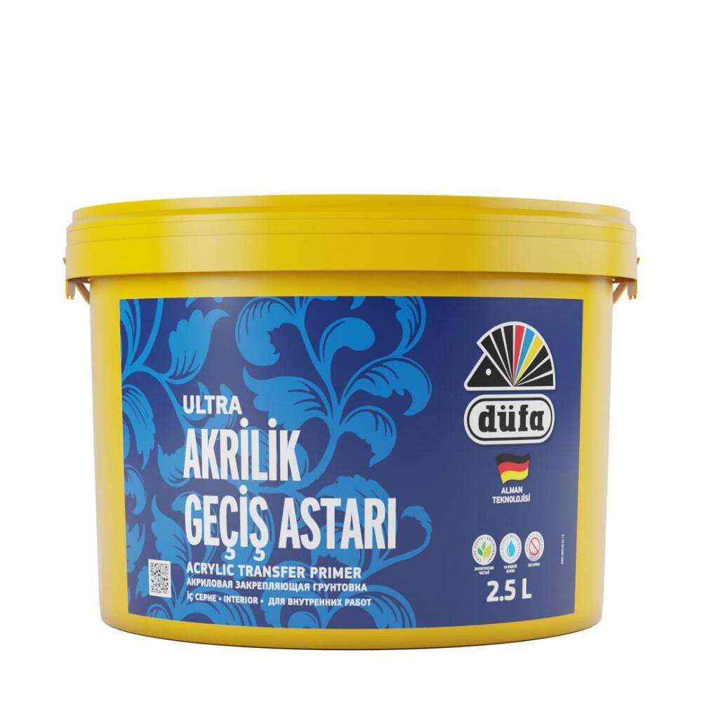 Düfa İç Cephe Ultra Akrilik Geçiş Astarı 2.5 l - 2