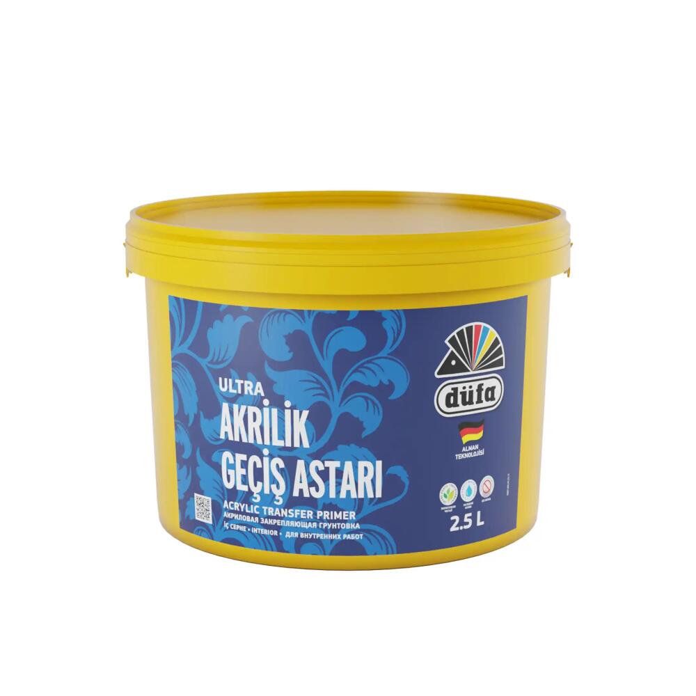 Düfa İç Cephe Ultra Akrilik Geçiş Astarı 2.5 l - 2