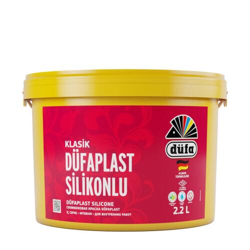 Düfa Klasik Düfaplast Silikonlu İç Cephe Duvar Boyası 1001 Beyaz 2.2 l - DÜFA