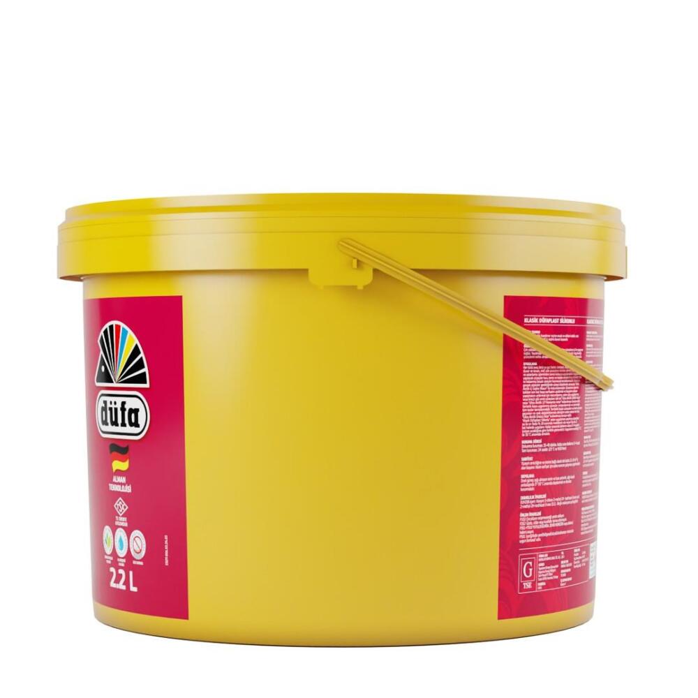 Düfa Klasik Düfaplast Silikonlu İç Cephe Duvar Boyası 1001 Beyaz 2.2 l - 3