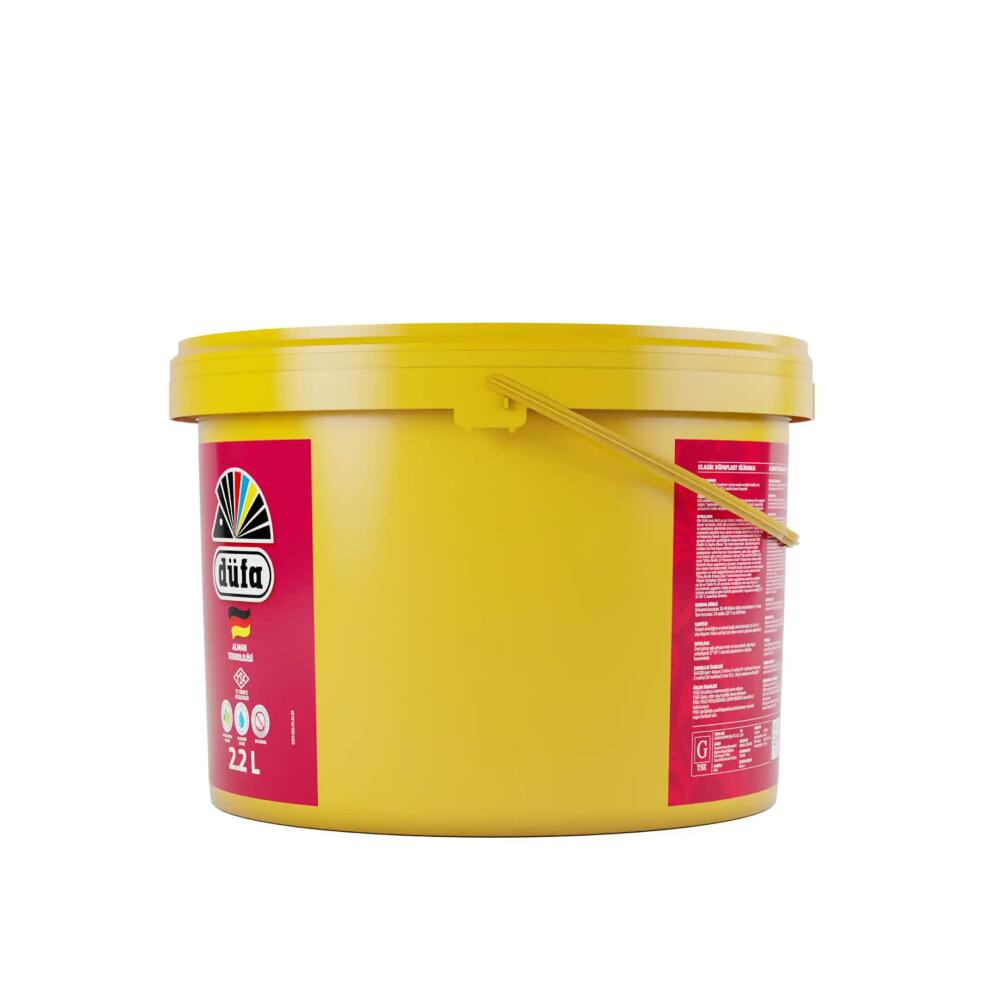 Düfa Klasik Düfaplast Silikonlu İç Cephe Duvar Boyası 3037 Puslu Turkuaz 2.2 l - 3