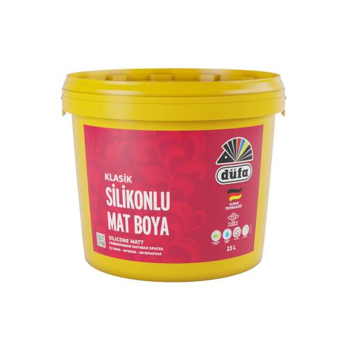 Düfa Klasik Silikonlu Mat İç Cephe Duvar Boyası 1060 Bej 15 l - 1