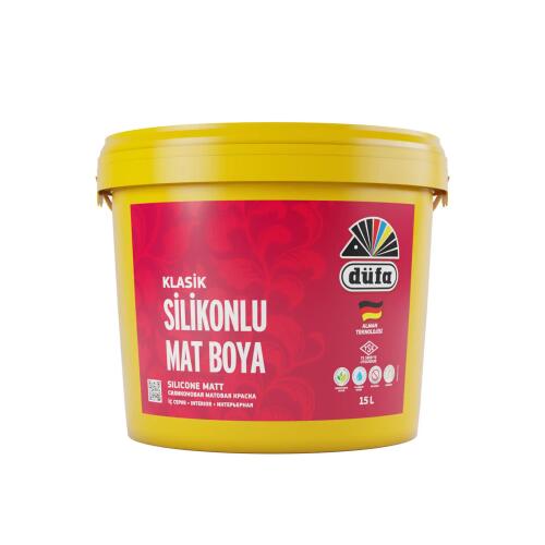 Düfa Klasik Silikonlu Mat İç Cephe Duvar Boyası 1060 Bej 15 l - 2
