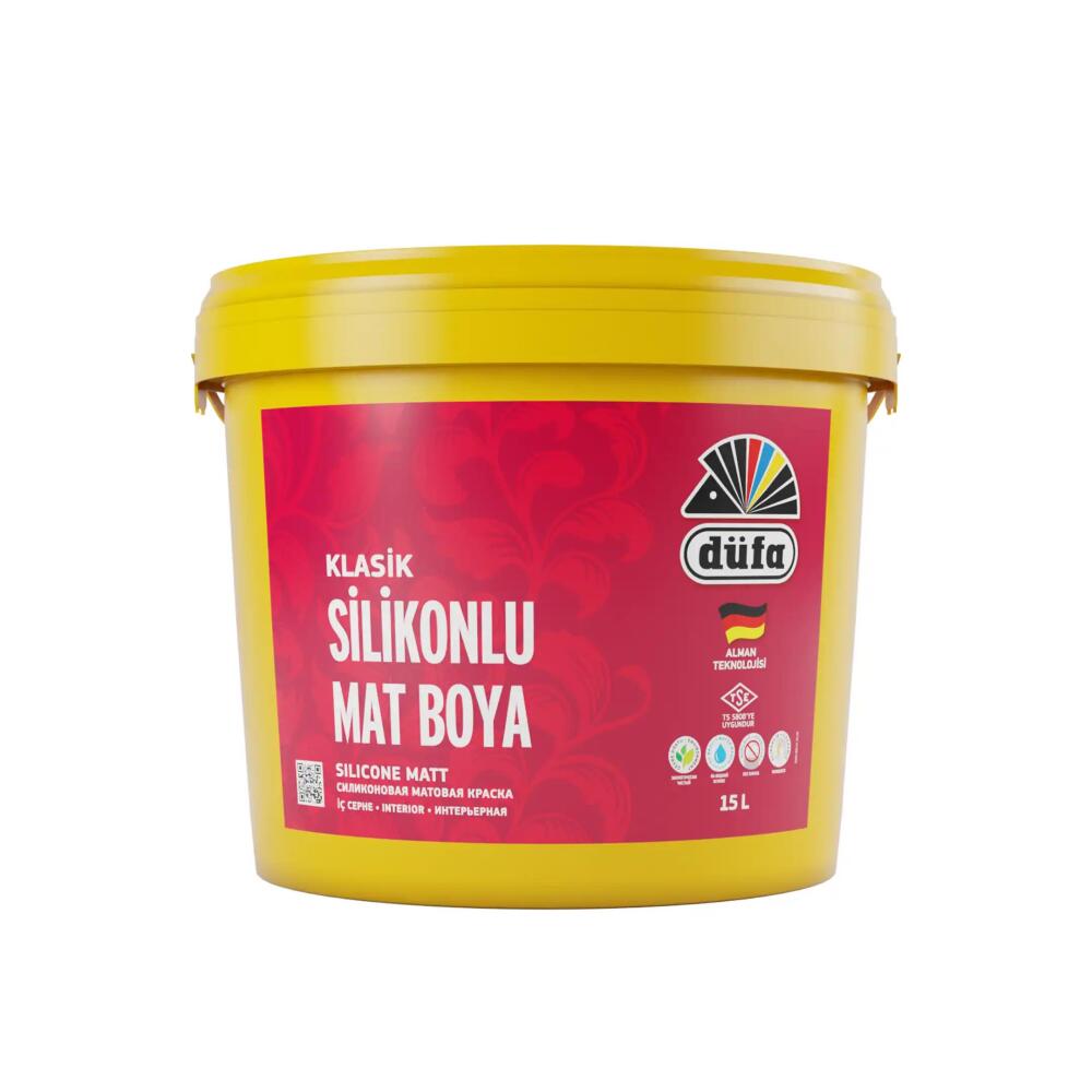 Düfa Klasik Silikonlu Mat İç Cephe Duvar Boyası 8431 Melek Kanadı 15 l - 1