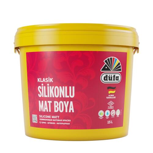 Düfa Klasik Silikonlu Mat İç Cephe Duvar Boyası 8431 Melek Kanadı 15 l - DÜFA