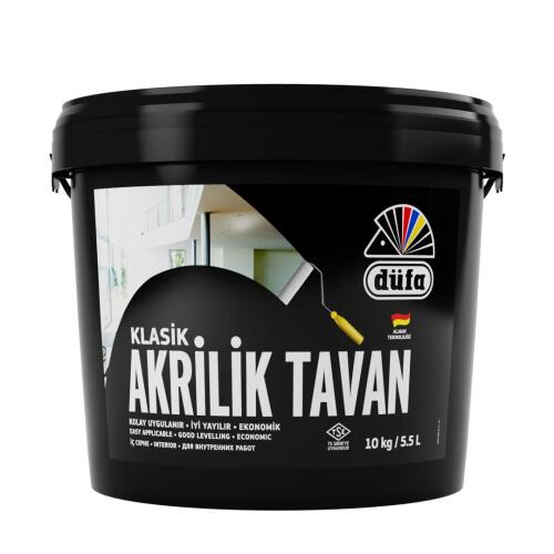 Düfa Klasik Tavan Boyası Akrilik Beyaz 10 kg - DÜFA