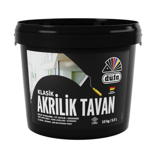 Düfa Klasik Tavan Boyası Akrilik Beyaz 10 kg - 2