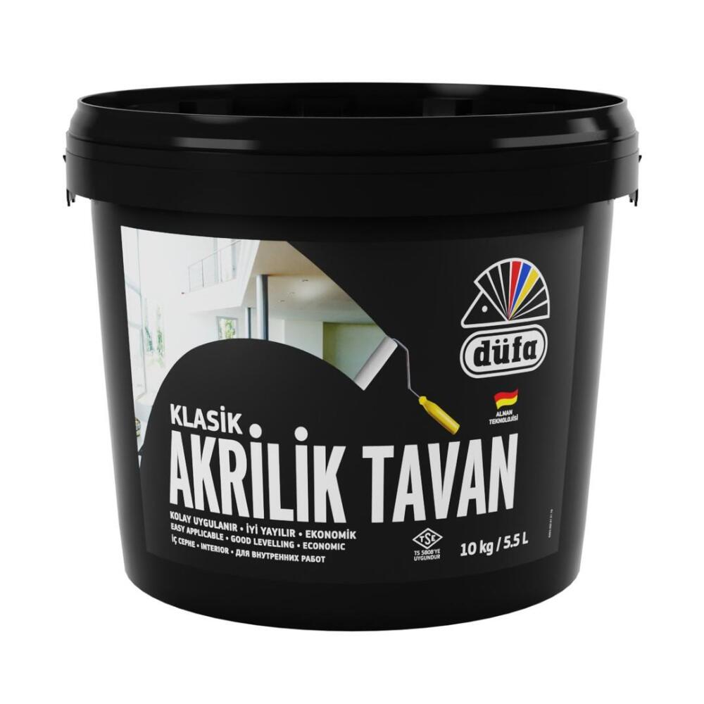 Düfa Klasik Tavan Boyası Akrilik Beyaz 10 kg - 2