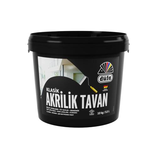 Düfa Klasik Tavan Boyası Akrilik Beyaz 10 kg - 2