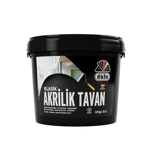 Düfa Klasik Tavan Boyası Akrilik Beyaz 10 kg - DÜFA