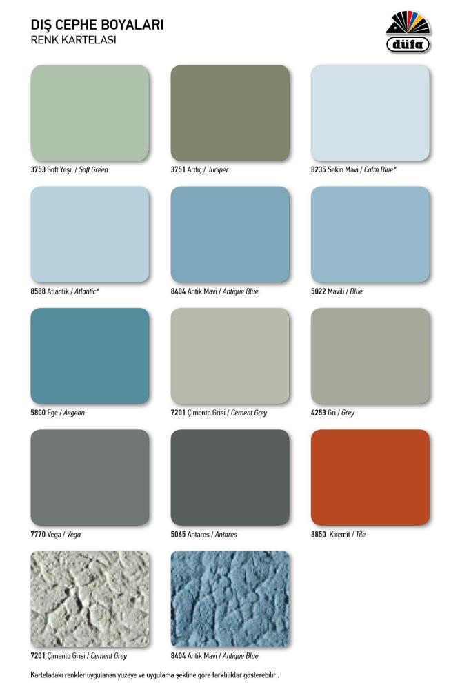Düfa Silikonlu Düz Dış Cephe Duvar Boyası 2158 Koyu Krem 7.5 l - 6