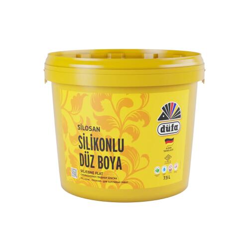 Düfa Silikonlu Düz Dış Cephe Duvar Boyası 4253 Gri 7.5 l - 2