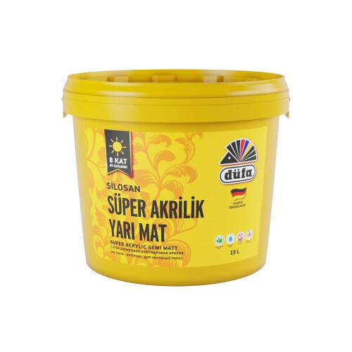 Düfa Silosan Dış Cephe Süper Akrilik Yarı Mat Beyaz 15 l - 2