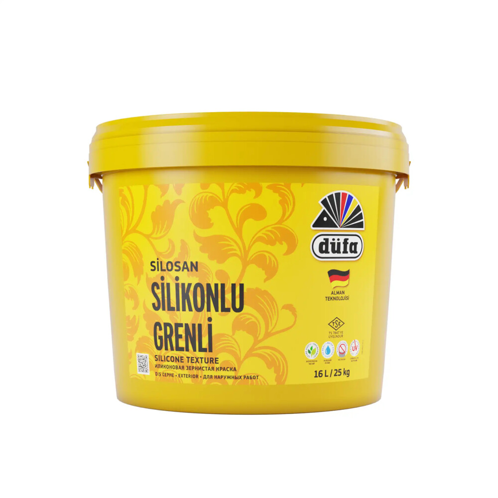 Düfa Silosan Silikonlu Grenli Beyaz 25 kg - DÜFA