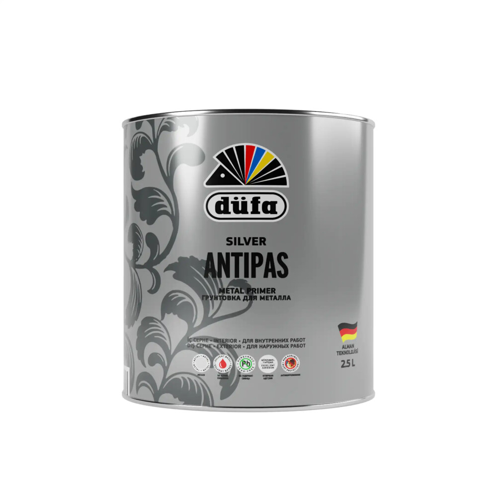 Düfa Silver Antipas Boya Beyaz 1001 Beyaz 2.50 l - DÜFA