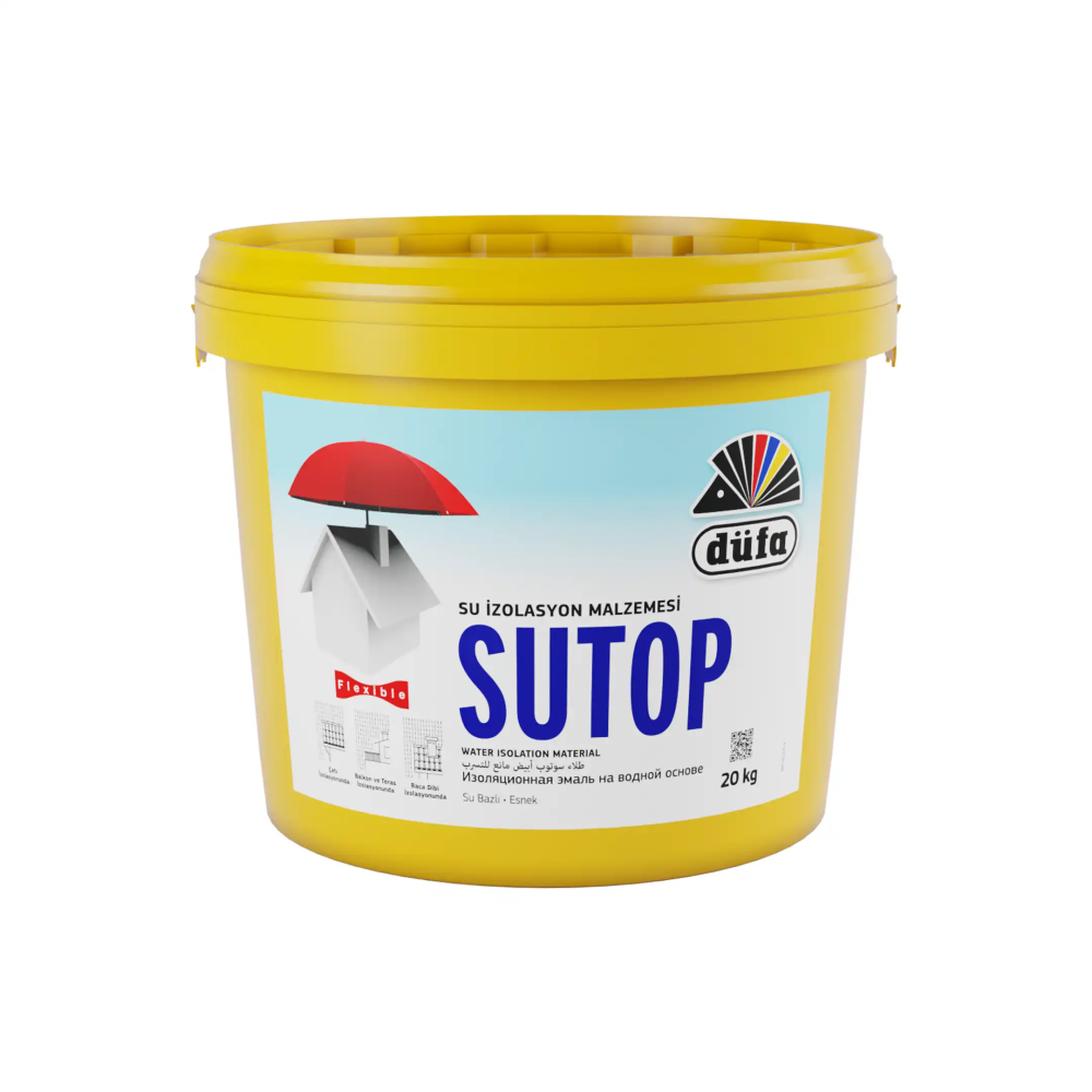 Düfa Sutop Su Kesici Boya Beyaz 20 kg - 4
