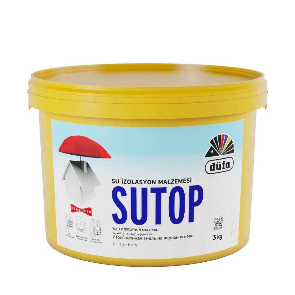 Düfa Sutop Su Kesici Boya Beyaz 3 kg - 2