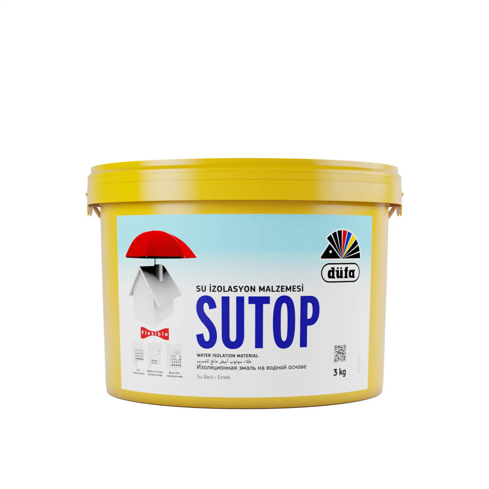 Düfa Sutop Su Kesici Boya Beyaz 3 kg - DÜFA