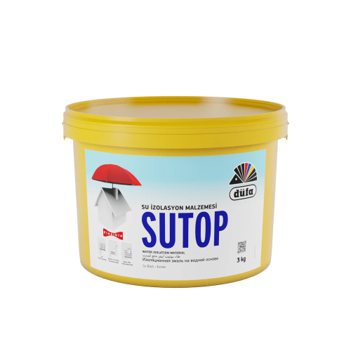 Düfa Sutop Su Kesici Boya Beyaz 3 kg - 4