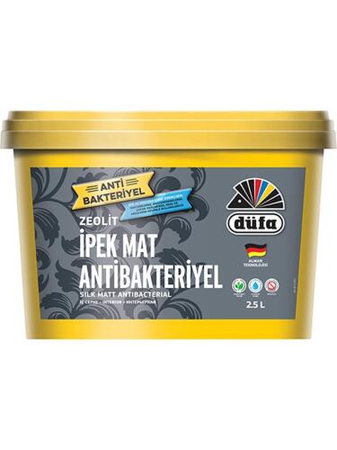 Düfa Zeolit Antibakteriyel İpek Mat İç Cephe Duvar Boyası Beyaz 2.5 l - DÜFA