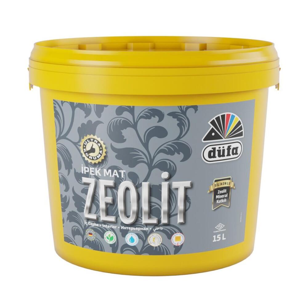 Düfa Zeolit İpek Mat İç Cephe Duvar Boyası 2305 Kış Beyazı 15 l - 2