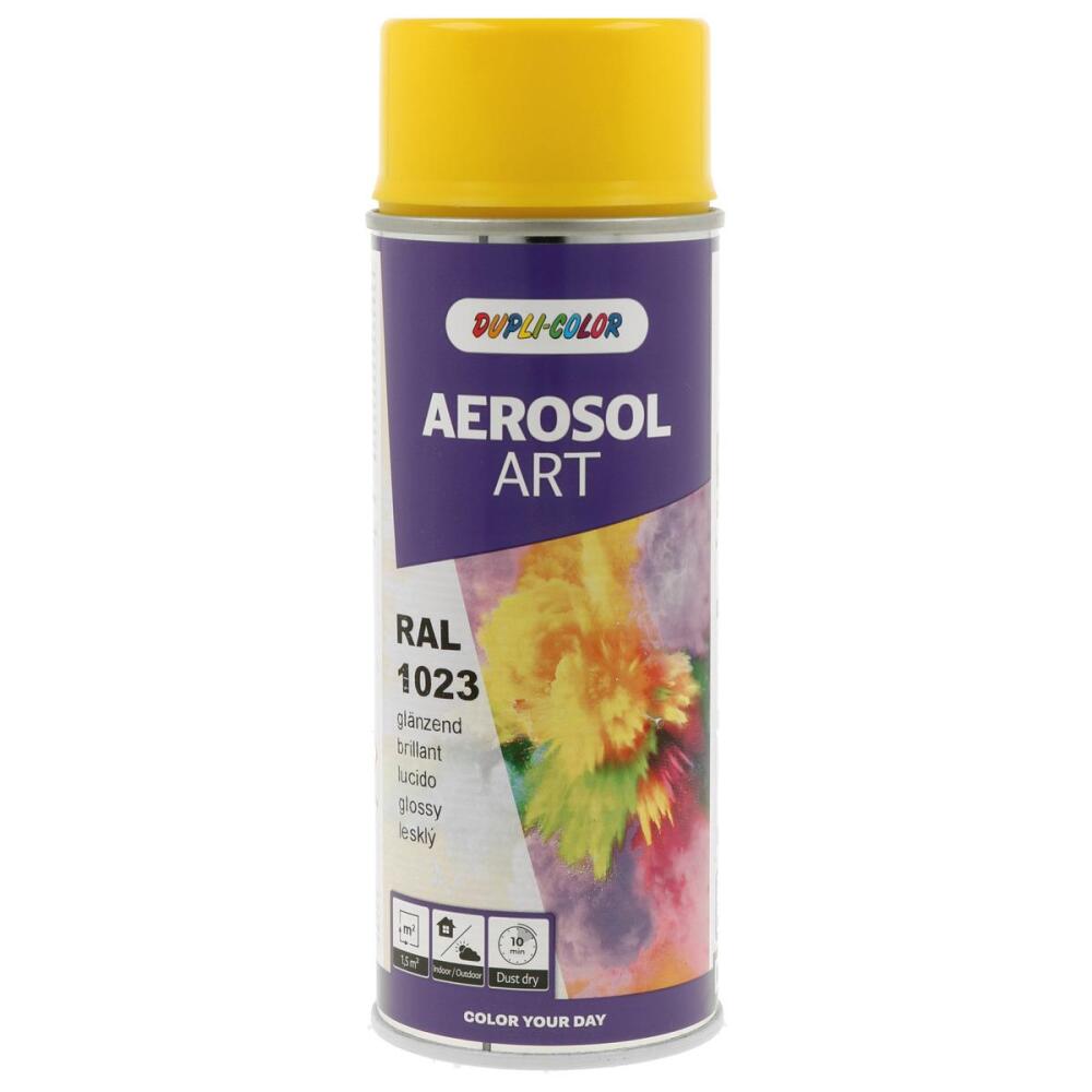 Dupli-Color Aerosol Art Ral 1023 Gl. 400 Ml (Trafik Sarısı) - 1