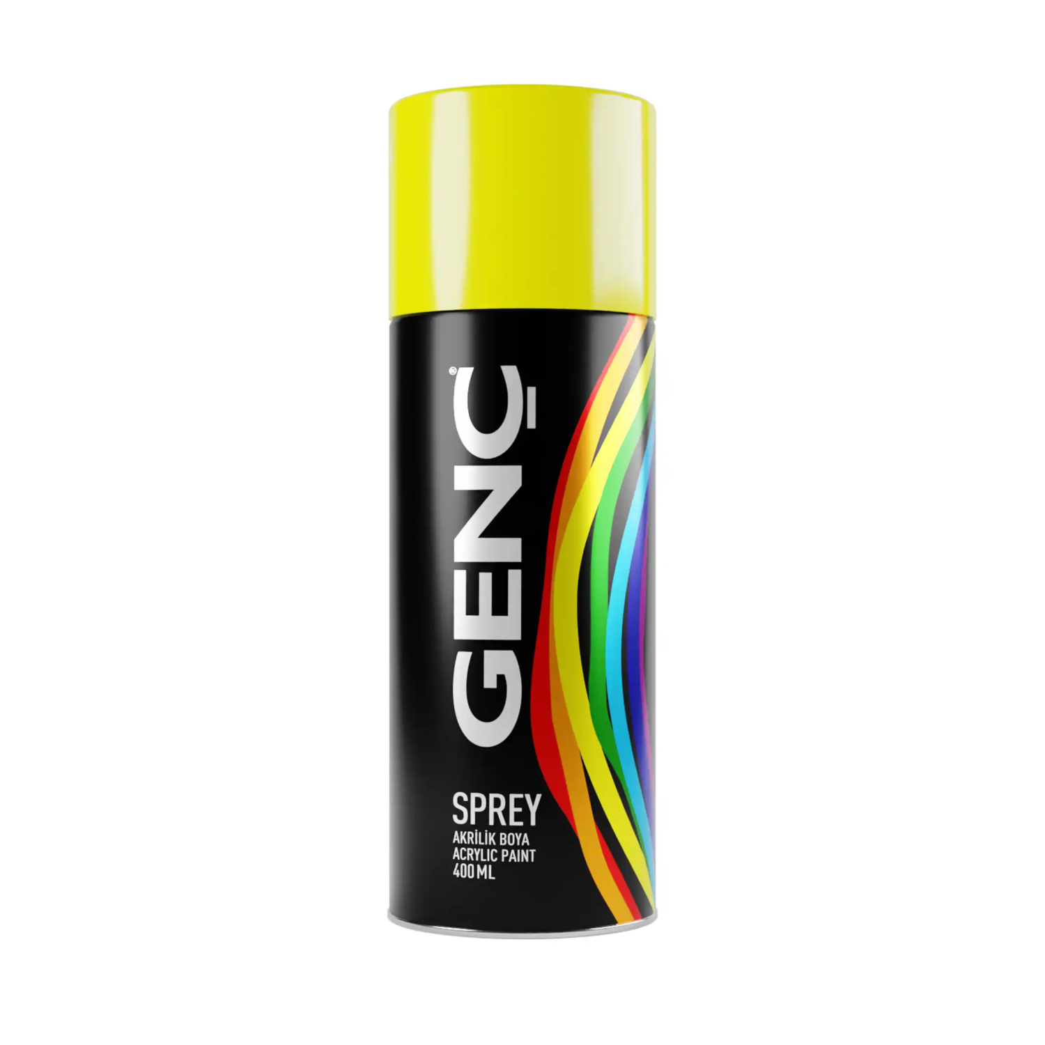Genç Floresan Sprey Boya 0516 Floresan Sarı 400 ml - 1