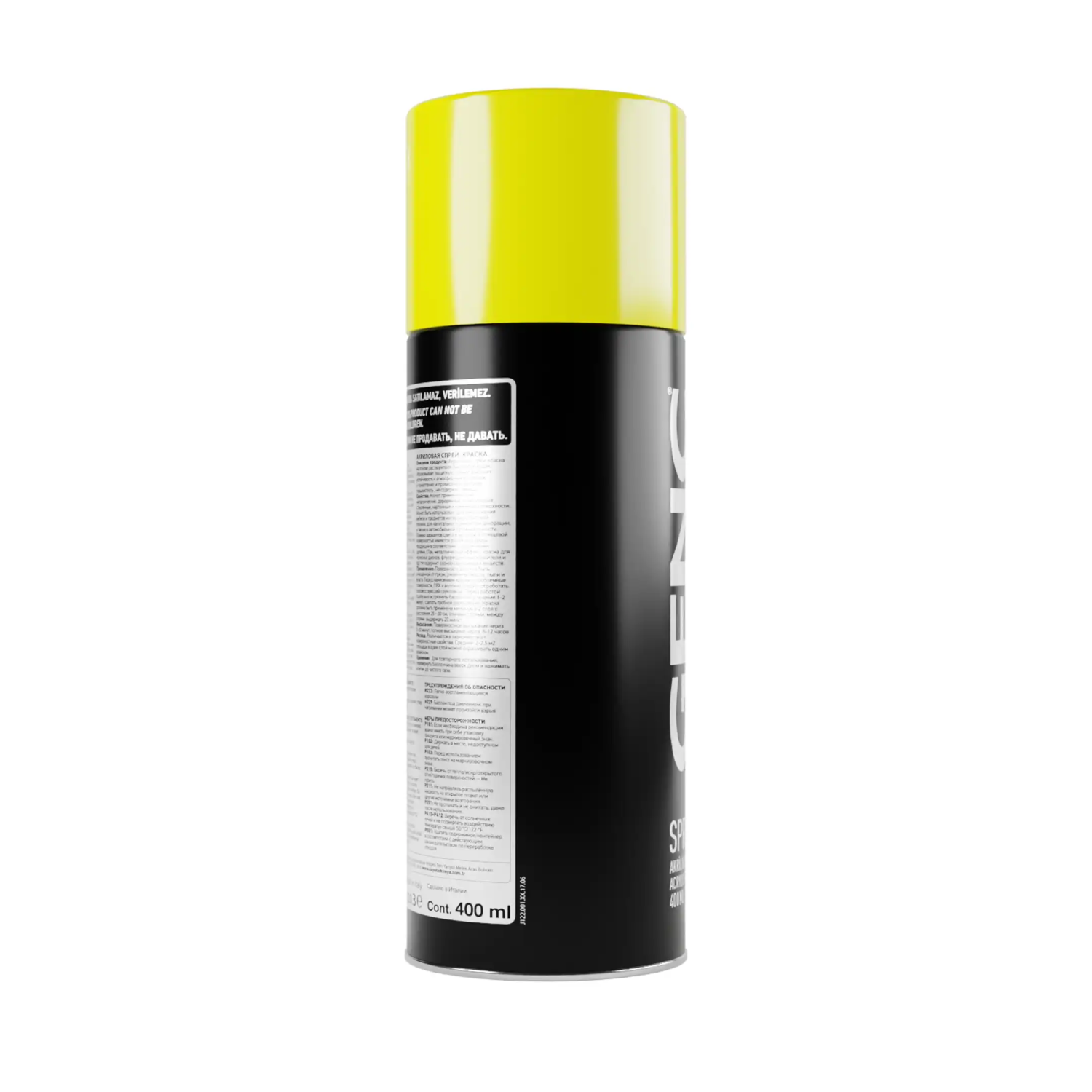 Genç Floresan Sprey Boya 0516 Floresan Sarı 400 ml - 3